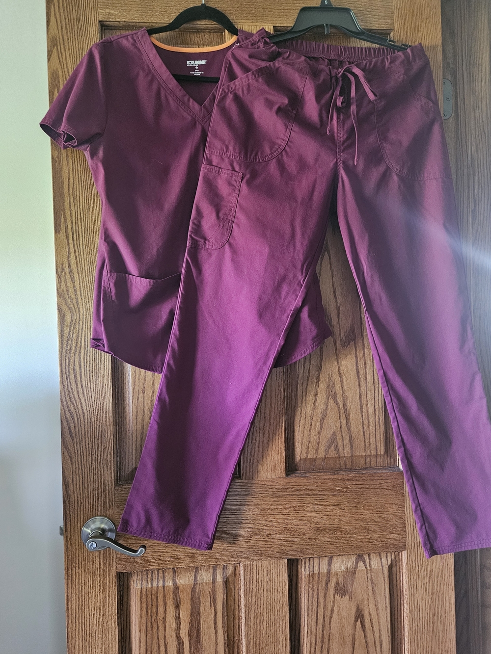 Women's Scrub Set - Berry